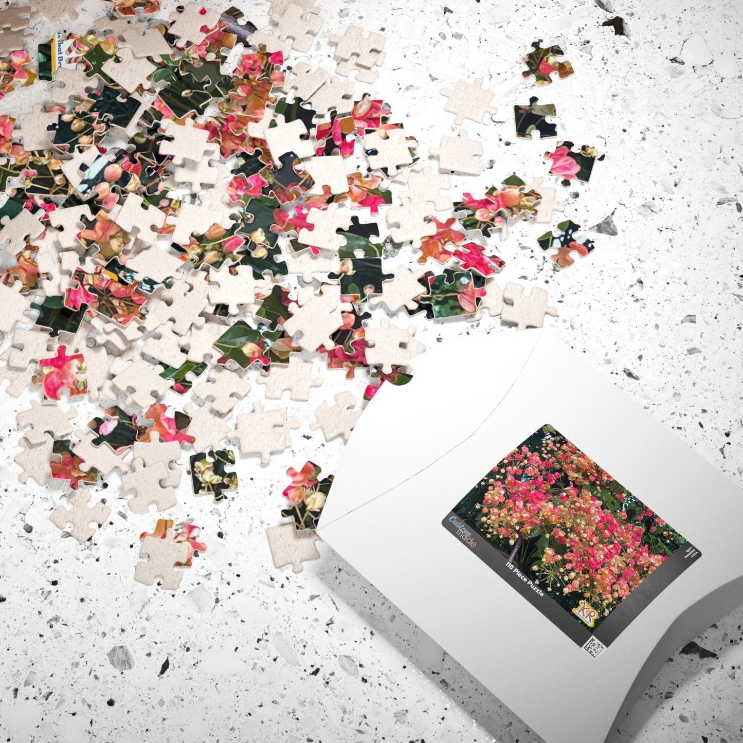 Heaven's Chandelier: Shower Flower Puzzle — Botanical Jigsaw for Nature Lovers